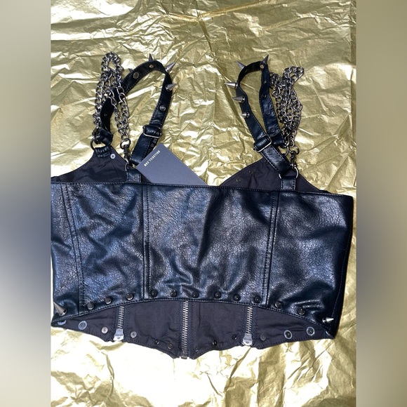 The SOLD OUT Downbeat Spiked Corset Top ✨BNWT✨ - Picture 4 of 6